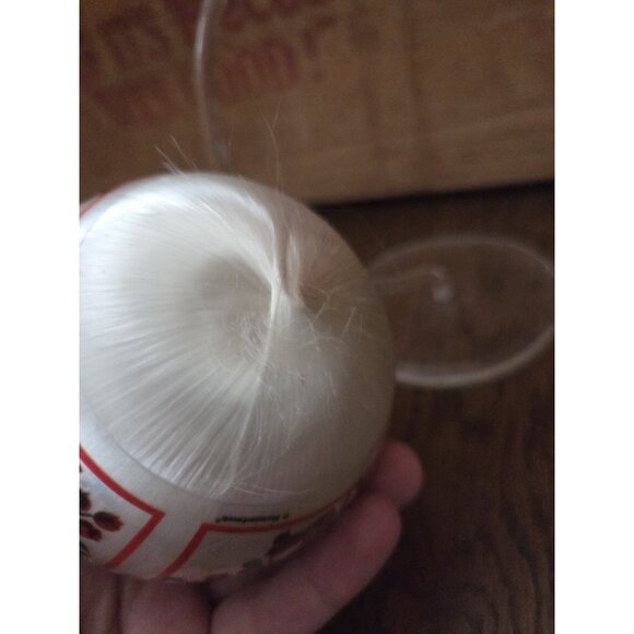 Vtg Satin Unbreakable Christmas 1980 Cardinal Ornament NO BOX - Picture 6 of 7